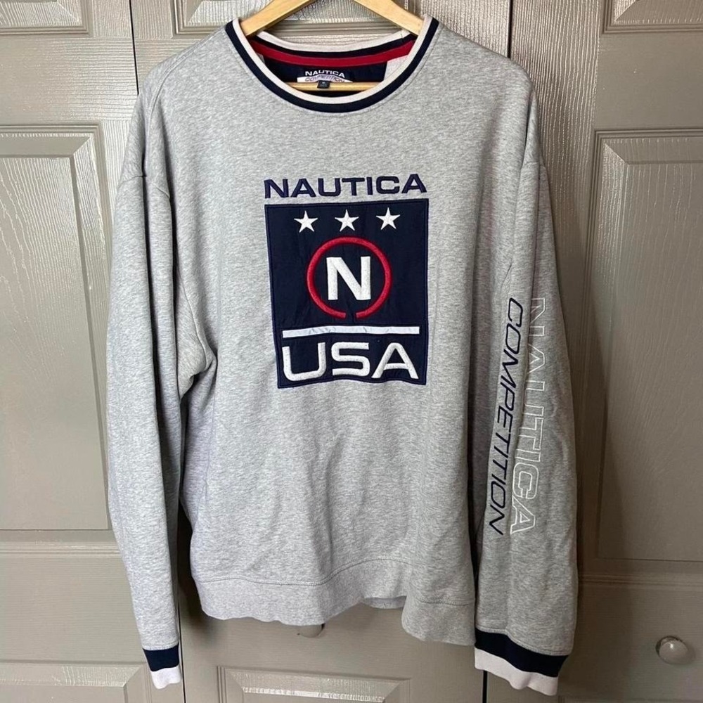 Nautica sweatshirt size XL Nautica competition pullover sweater